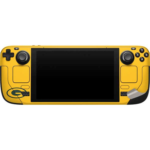 NFL Green Bay Packers Yellow Performance Series Steam Deck Handheld Gaming Computer Skin